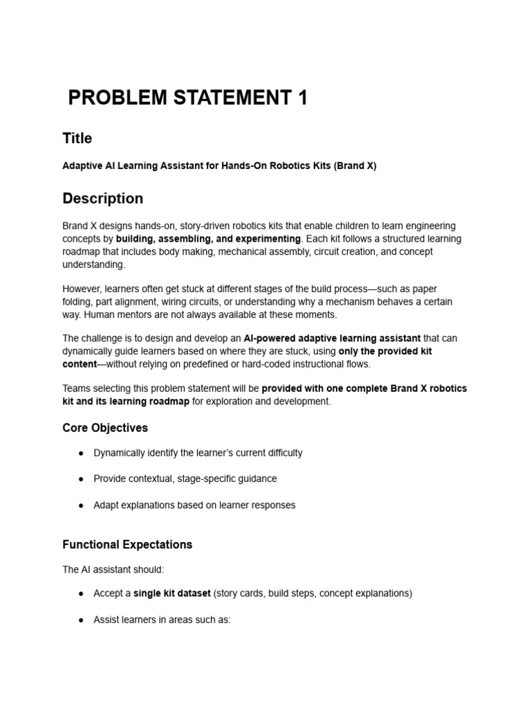Problem Statements - 2026 | PDF | Artificial Intelligence ...