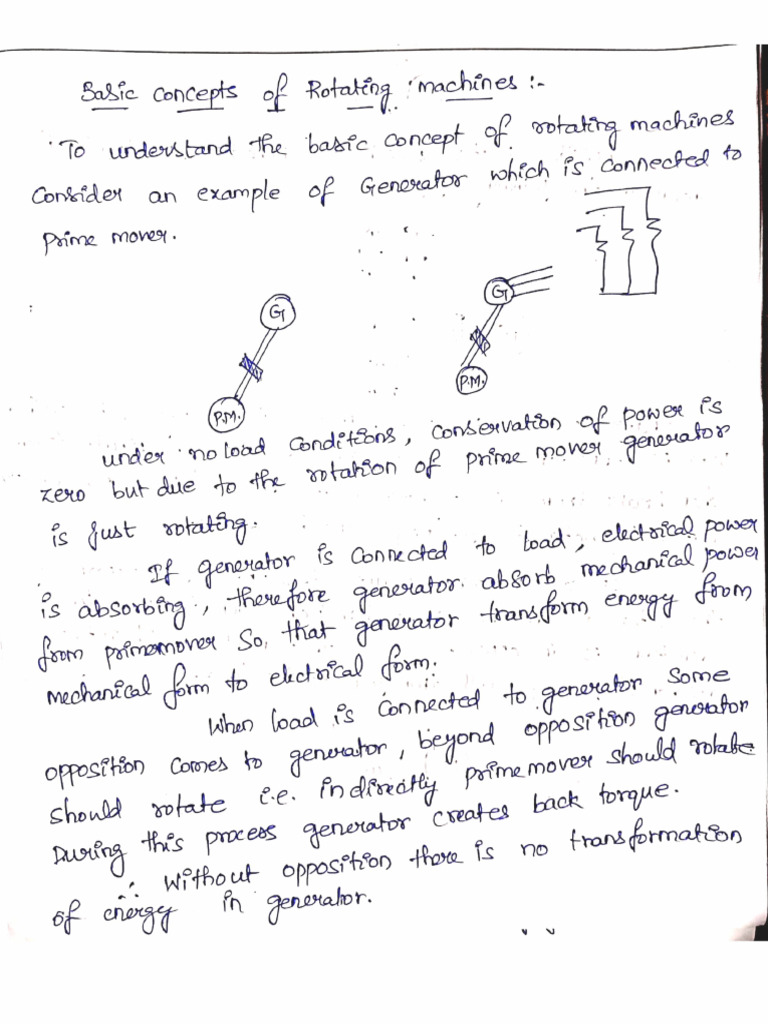 Concept of Rotating MC | PDF
