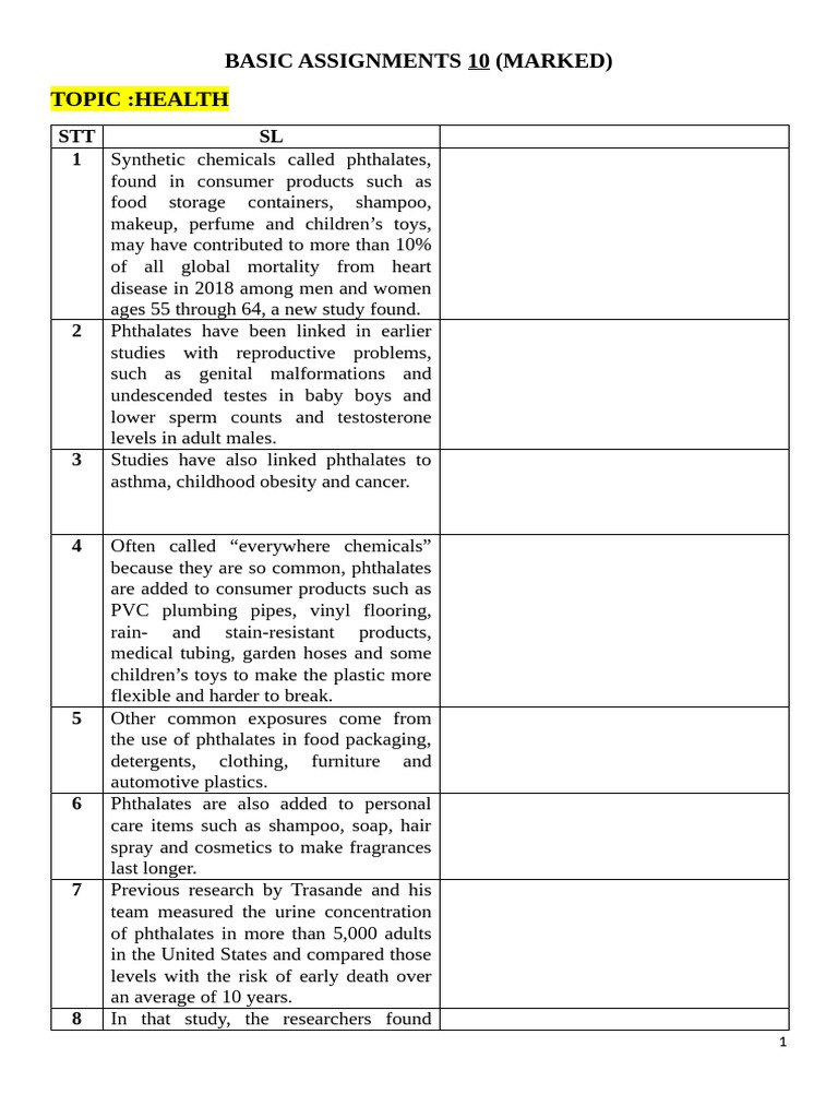 Basic Assignments 10 | PDF