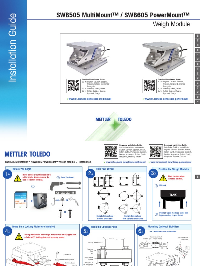 Loadcell SWB505 61807399 E MAN IG MultiMount ML | PDF
