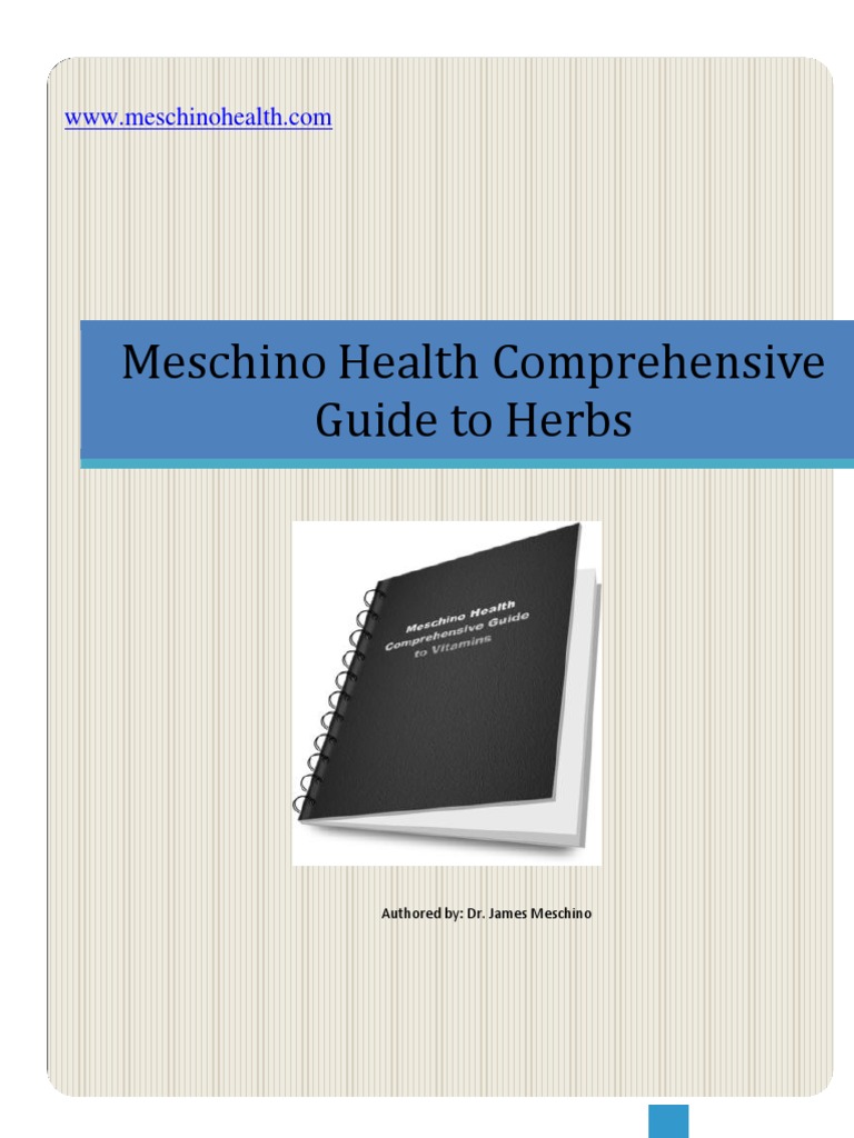 Comprehensive Guide To Herbs PDF Chemotherapy Dietary Supplements