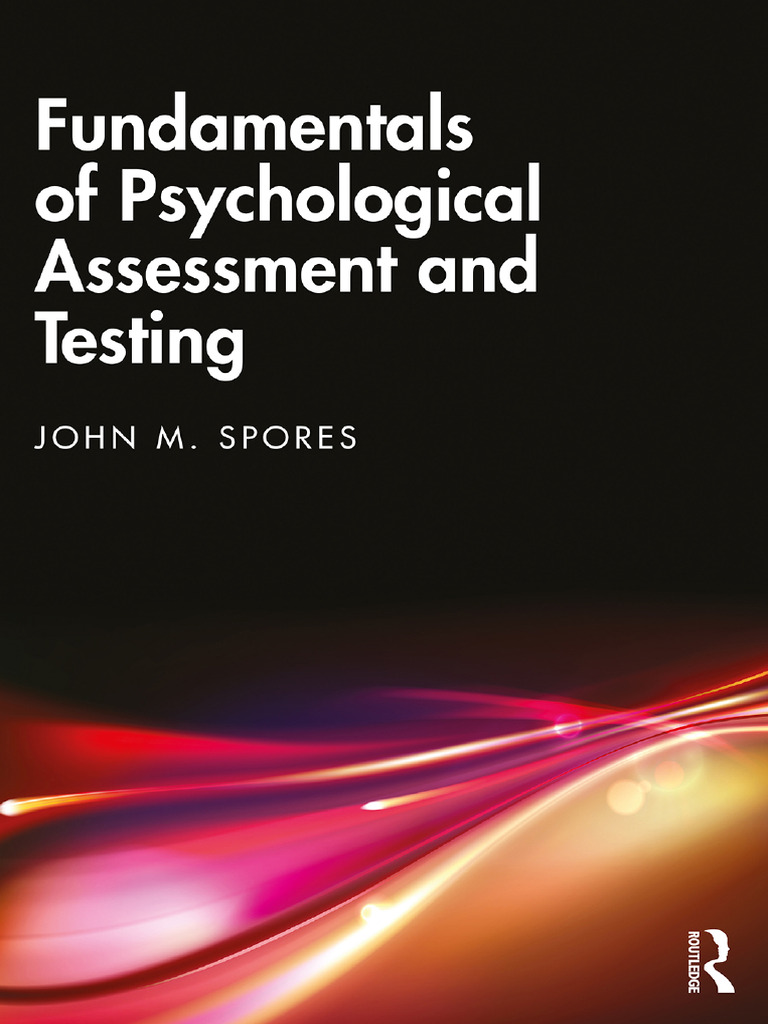 Fundamentals of Psychological Assessment and Testing | PDF ...