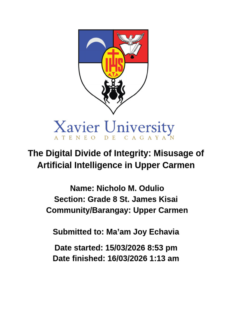 The Digital Divide of Integrity - Misusage of Artificial Intelligence ...
