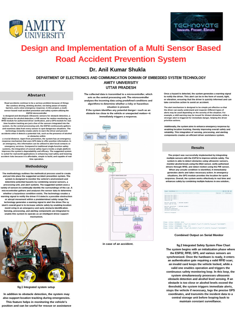 Design and Implementation of A Multi Sensor Based Road Accident ...