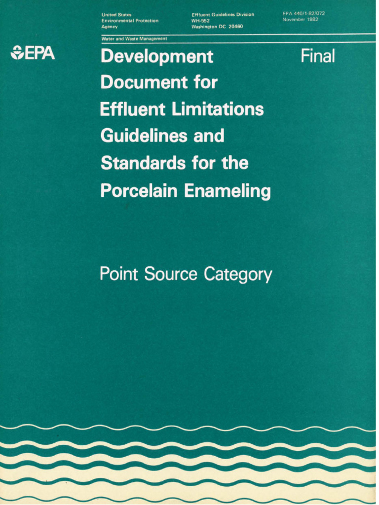 EPA HQ OW 2009 0819 8477 - Attachment - 10 | PDF | Effluent | Filtration