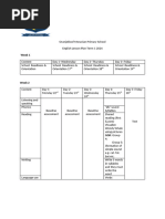 Grade 2 Weekly Lesson Plan: Term 1, Week 3 | PDF | Phonics | Reading ...