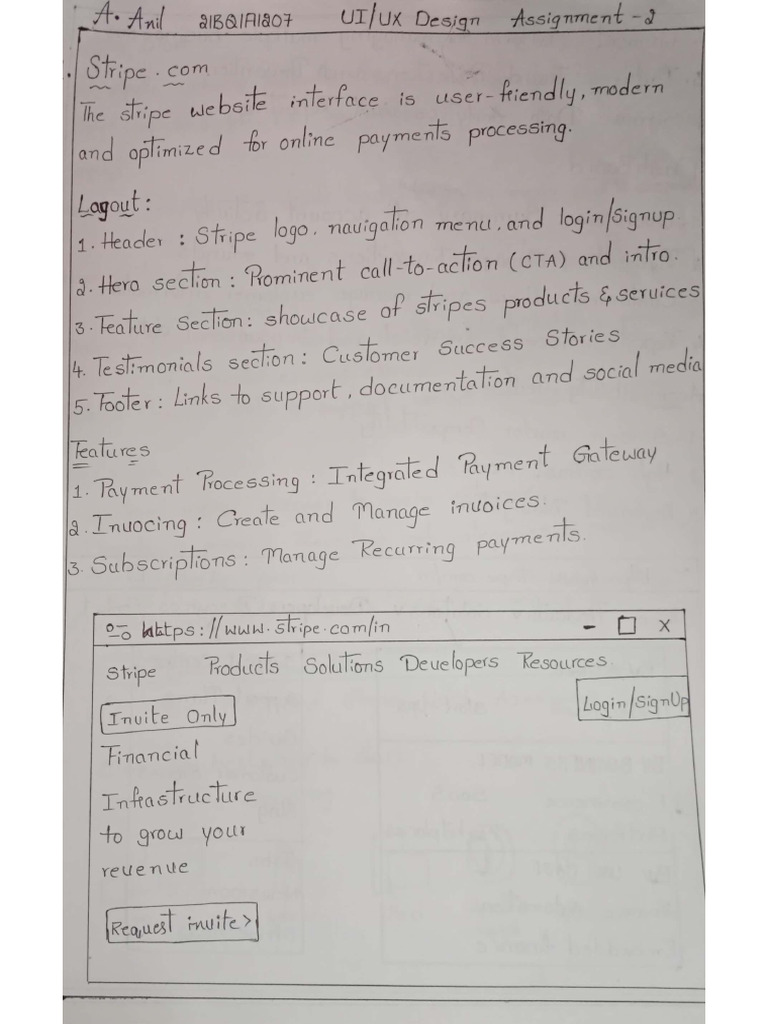 UI UX Design Assignment 2 | PDF