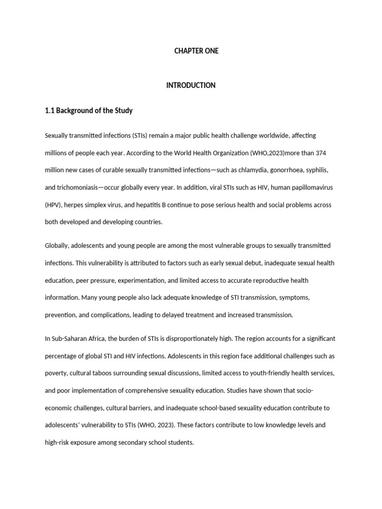 Chapter One | PDF