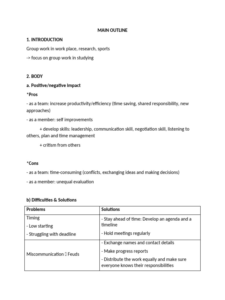 Main Outline | PDF