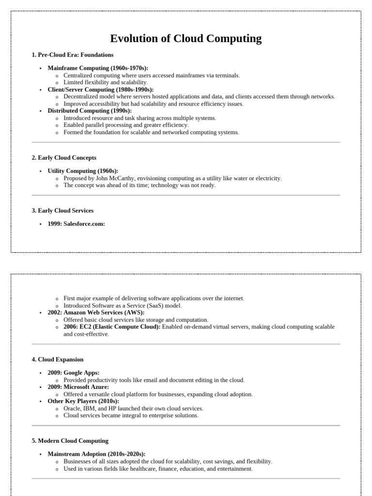 Introduction To Cloud Computing | PDF | Cloud Computing | Software As A ...