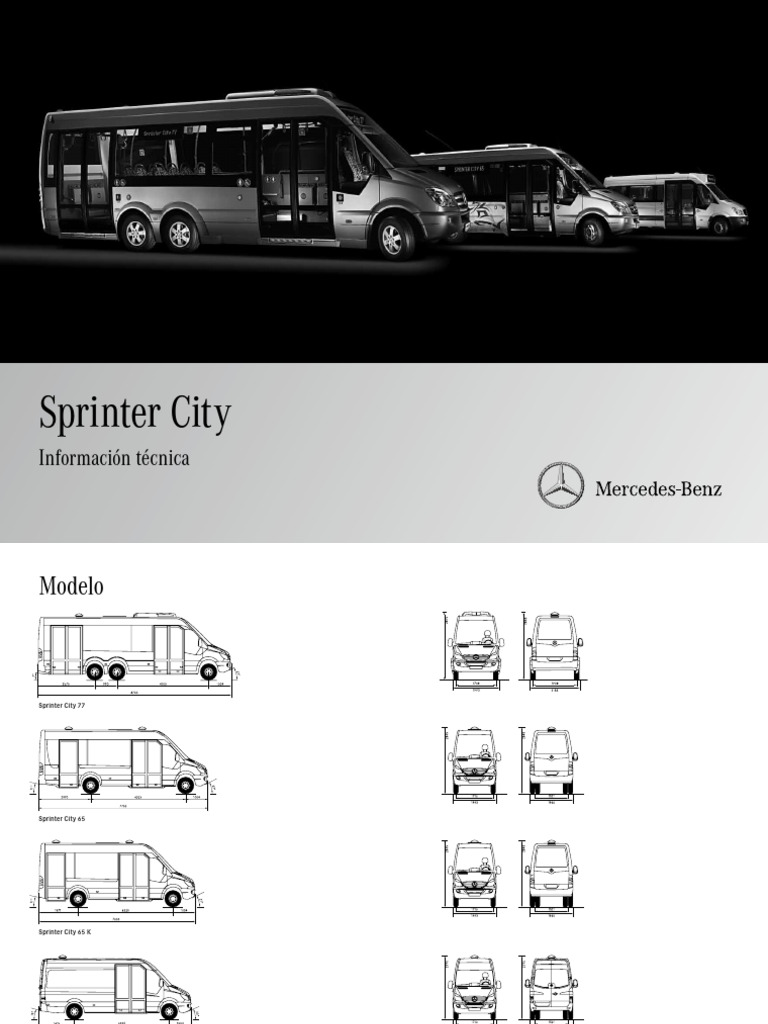 Sprinter CITY 65 y 77 Información Técnica | PDF