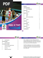 Inf - Netball Rule Book Manual 2020 | PDF | Referee | Team Sports