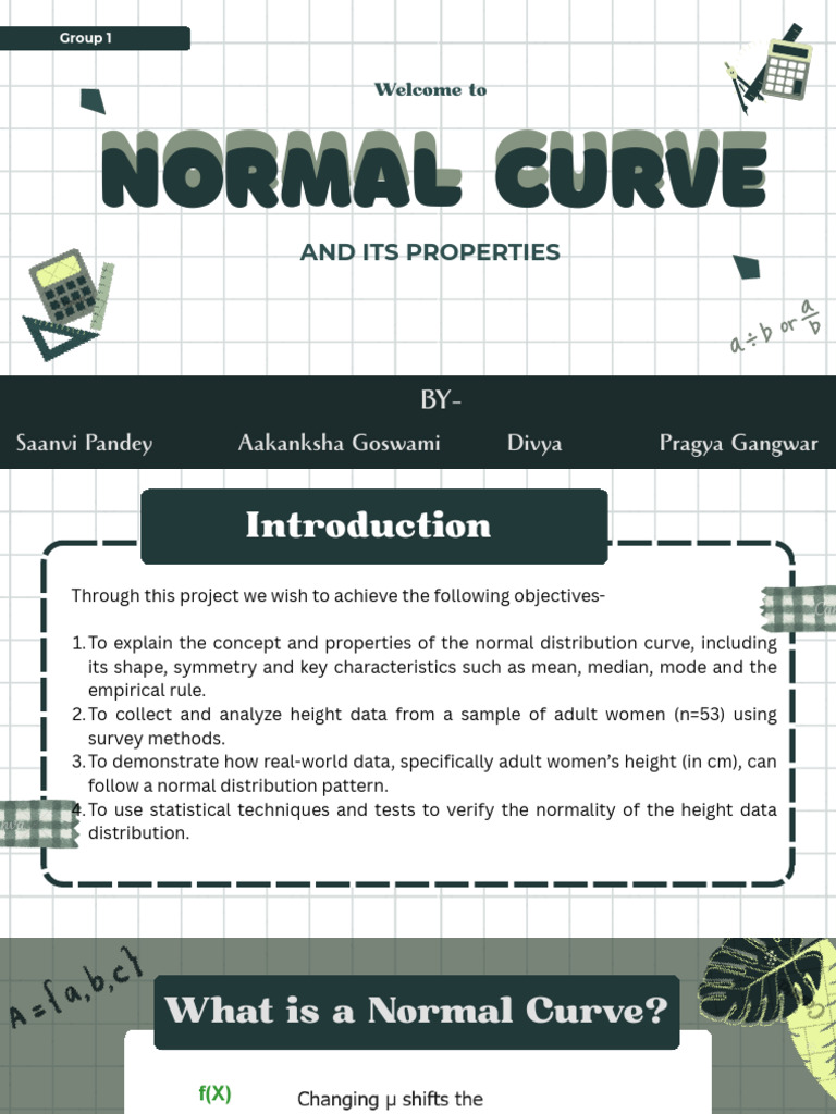 Normal Curve Presentation | PDF