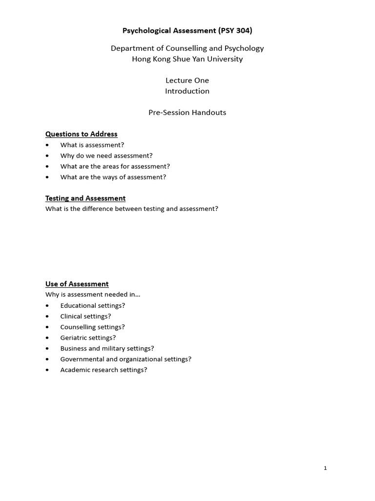 01L Introduction (Before Session) | PDF