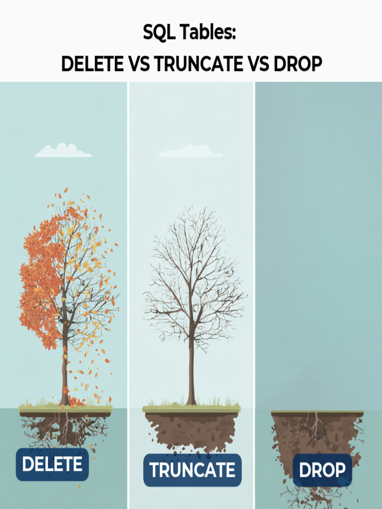 Difference Between Drop Truncate and Drop | PDF