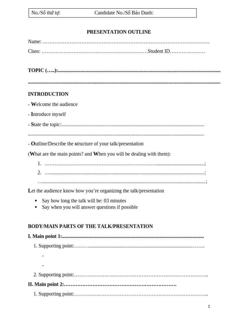 7 Presentation Outline Format For Final Examination 20251210092321 e | PDF