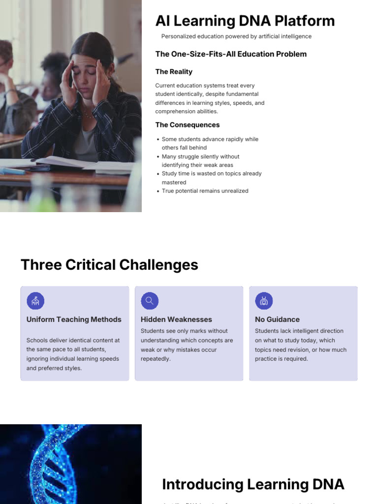 Hackathone AI Learning DNA Platform | PDF | Artificial Intelligence ...
