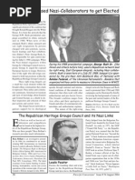 G. H. W. Bush Used Nazi-Collaborators to Get Elected - Russell Bellant