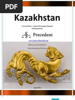 Level 1 Report on Kazakhstan August 2012