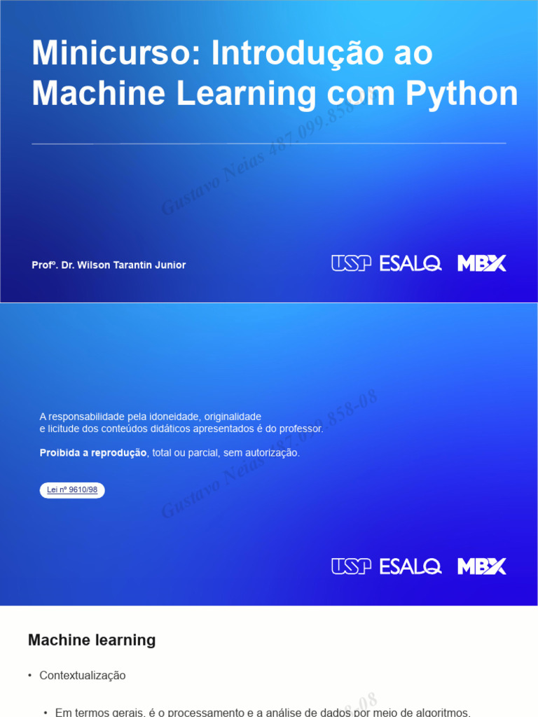 Introducao ML Python 03 e 10022026 - SLPDF Portugues | PDF