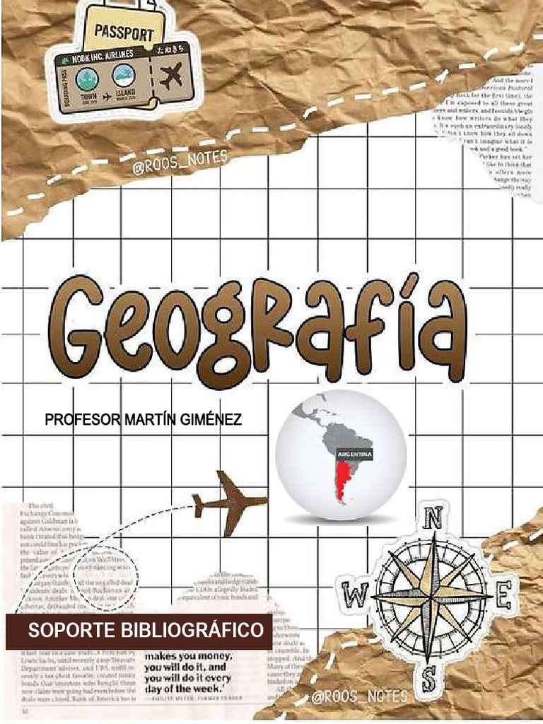 Cuadernillo Geografia | PDF | Montañas | Andes