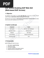 Configuring SAP GUI HTML for Web Access | PDF | Hypertext Transfer ...