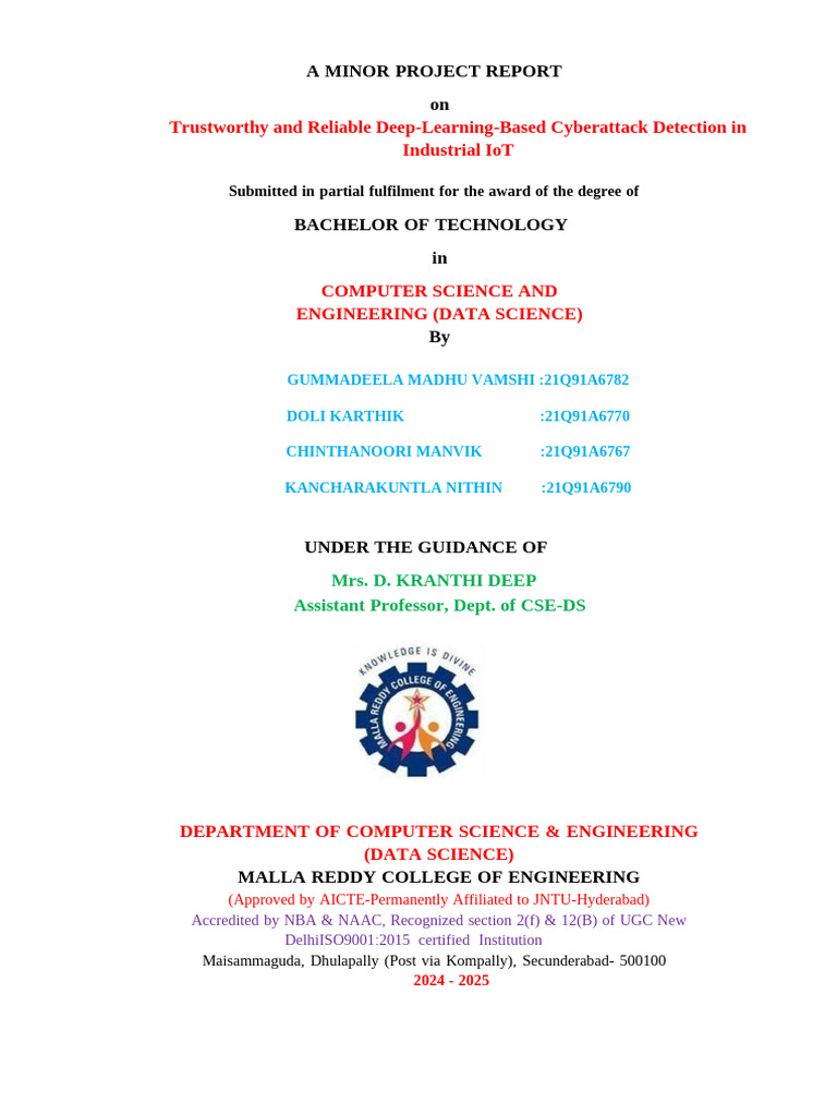 FINAL MINI PROJECT REPORT Documrntation (AutoRecovered) Copy 2 | PDF