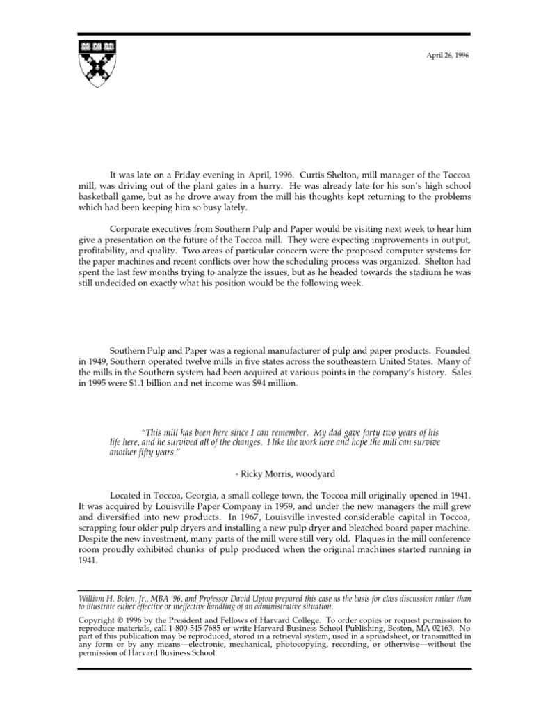 Southern Pulp Paper | PDF