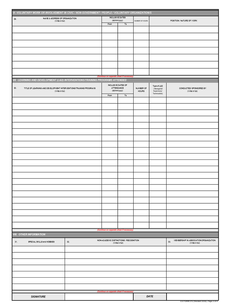 CSC Pds Revised 2025 Page 3 | PDF