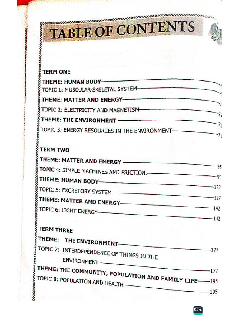 p7 Sure Key Sci Notes | PDF