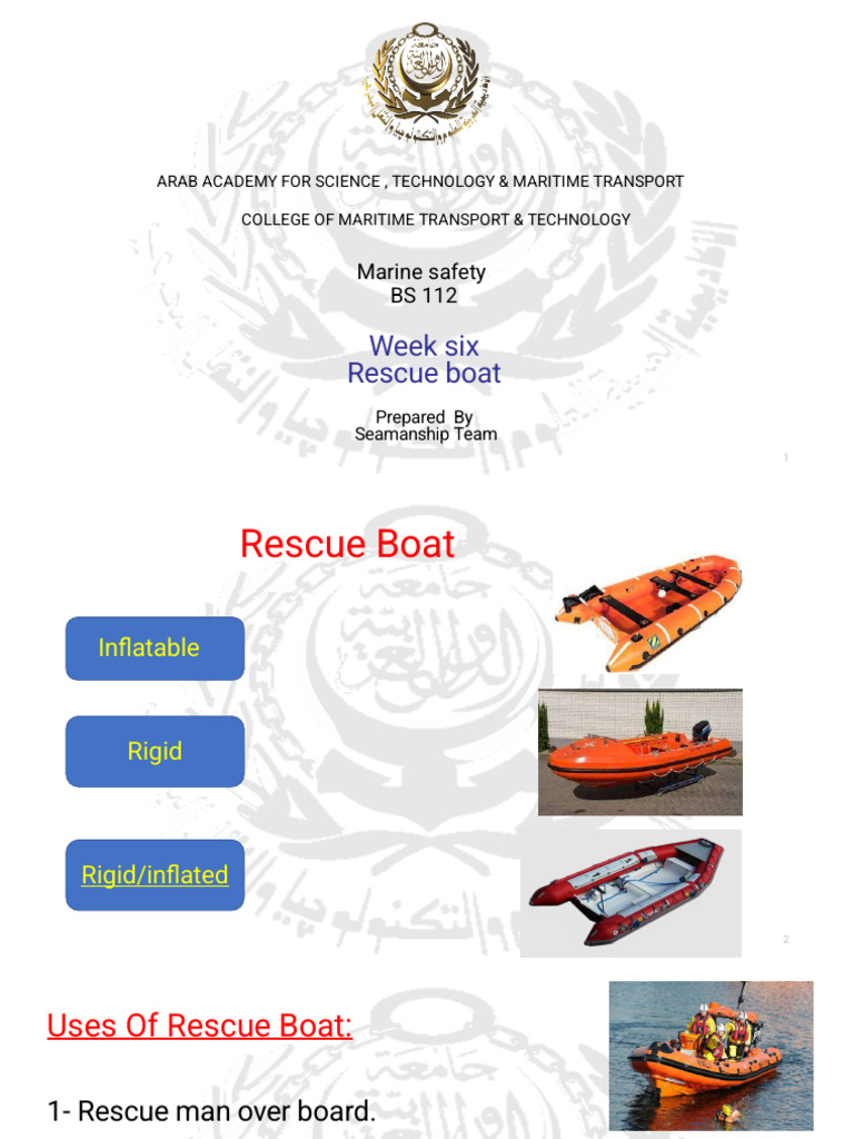 Week 6 - Rescue Boat (Revised) | PDF | Boats | Ships