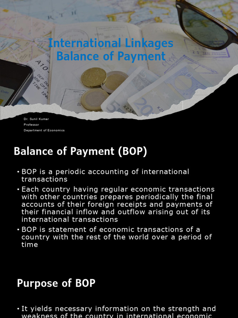 International Linkages Balance of Payment | PDF | Balance Of Payments ...