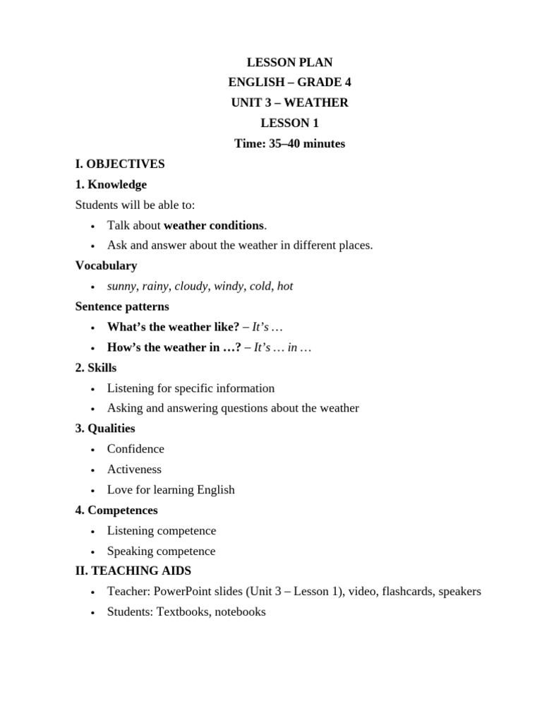 Grade 4 Unit 3 | PDF