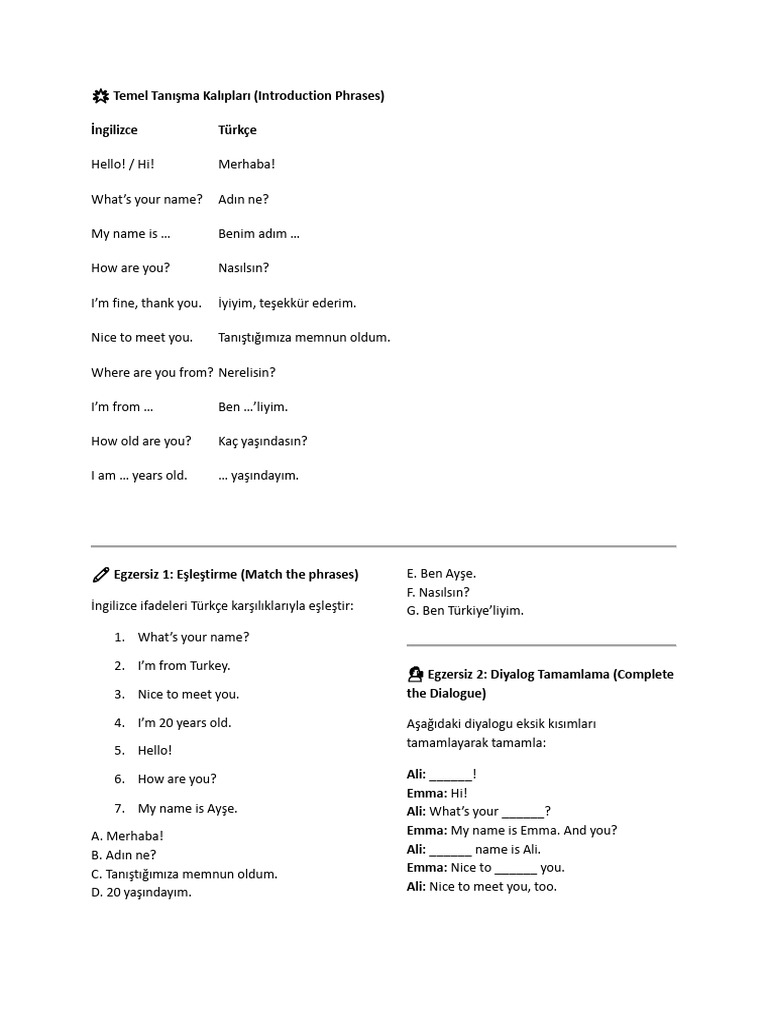 Week 1 Exercise | PDF