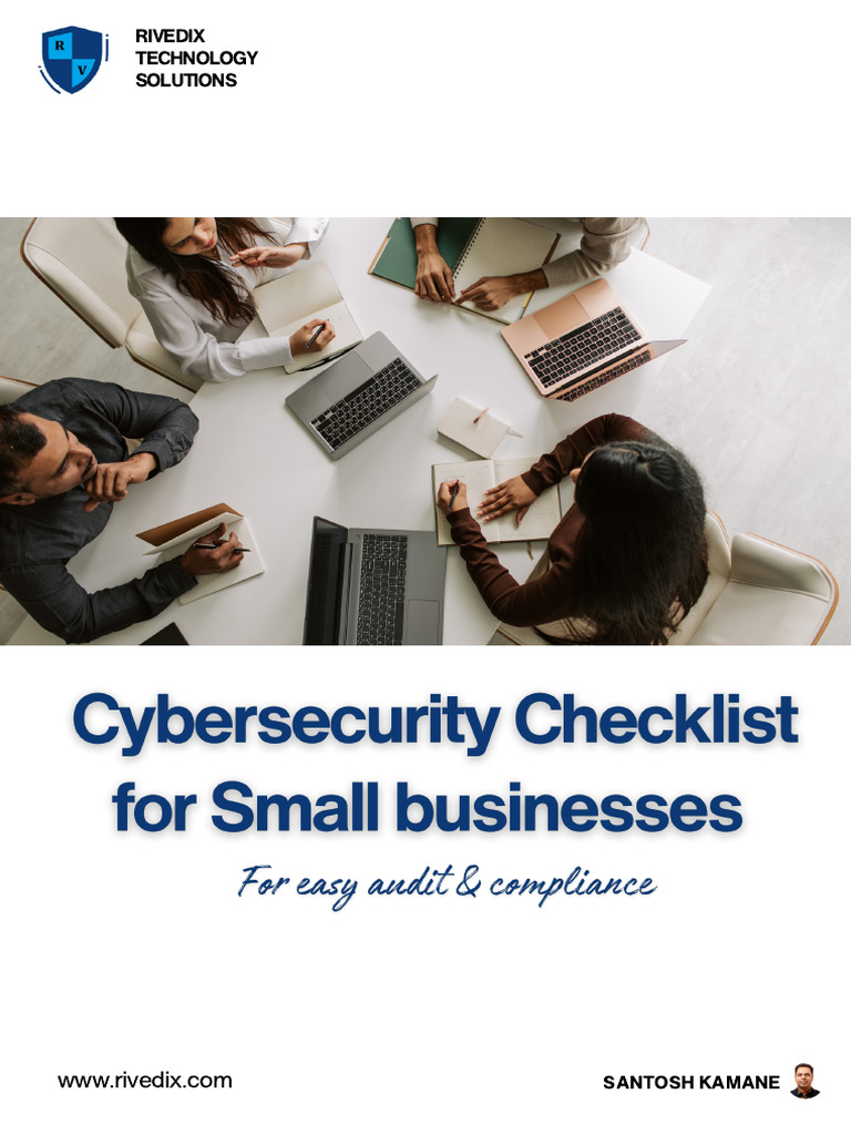 Easy Cybersecurity Checklist | PDF