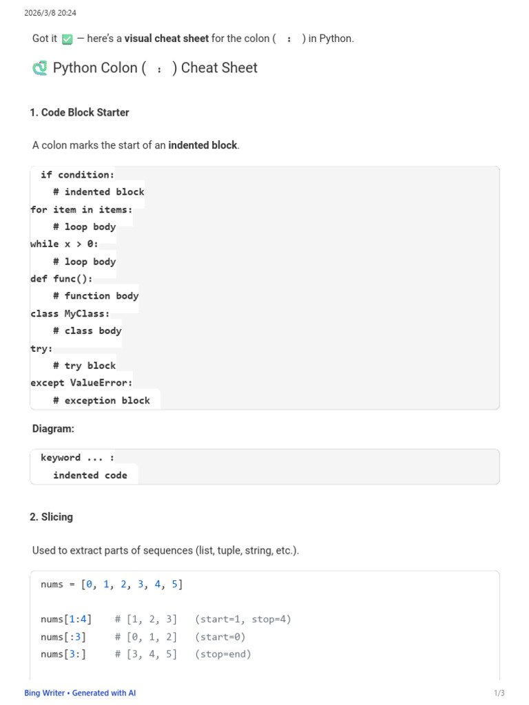 Python Use of Semi Colons | PDF