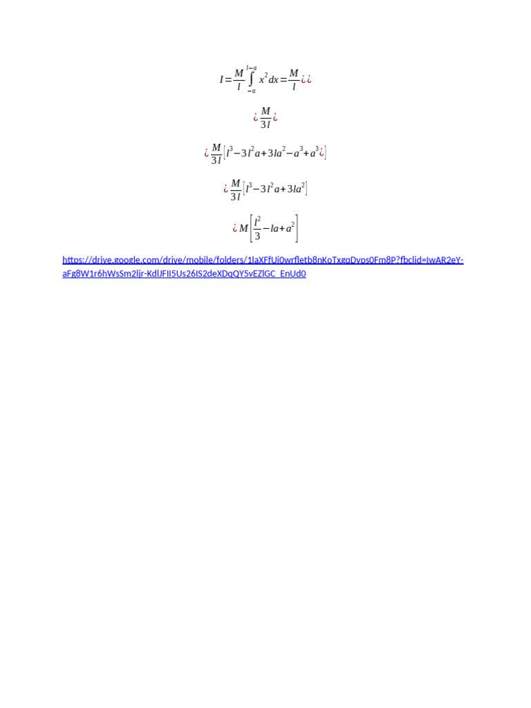 One Integration Problem of First Chapter | PDF
