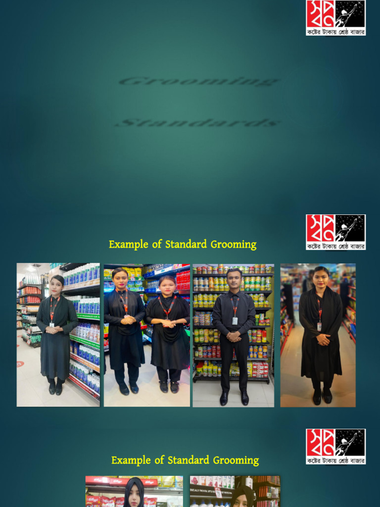 Example of Standard Groomimg For Outlet Staff | PDF