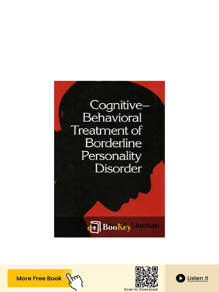 Cognitive Behavioral Treatment of Borderline Personality Disorder | PDF