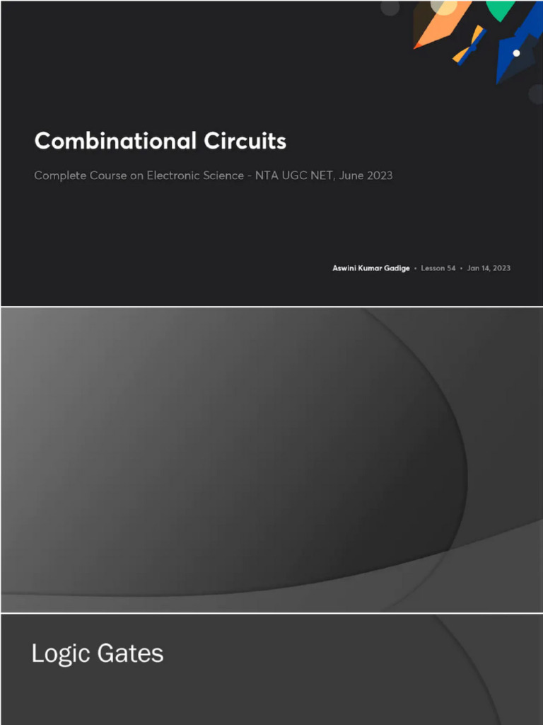 Combinational Circuits | PDF