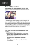 Download Theory of Multiple Intelligence Musical Intelligence by Dr Suvarna Nalapat SN101835019 doc pdf