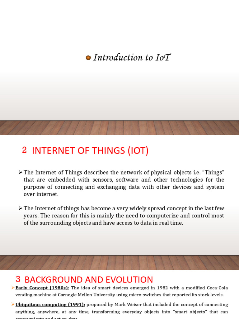 Basics of IoT-Introduction | PDF | Internet Of Things | Computer Network