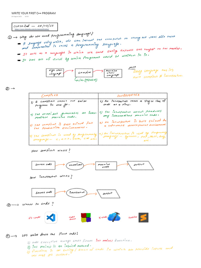 Dsa Notes of Class 02 by Manoj Kumar | PDF