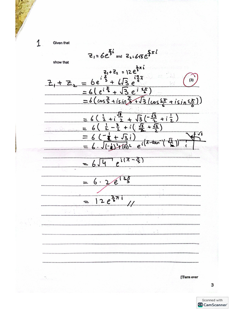 A2 Math Test 4 2026 | PDF