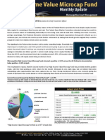 Microequities High Income Value Microcap Fund April 2012 Update