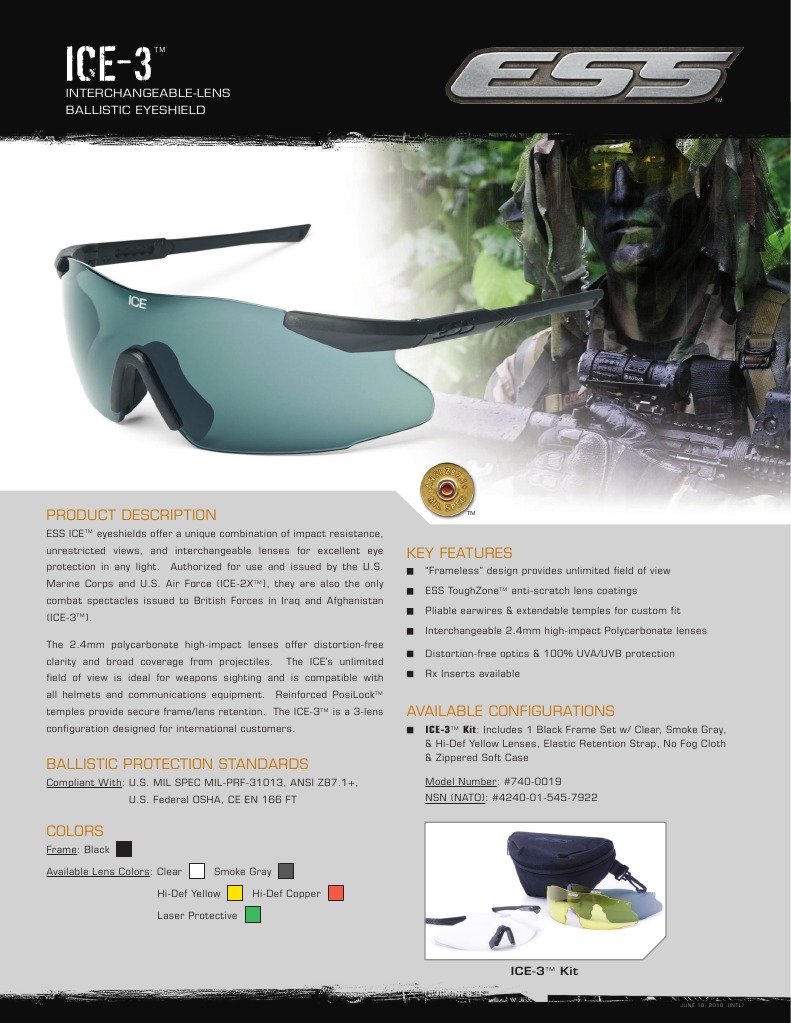 Ess Ice-3 Intl Tds | PDF