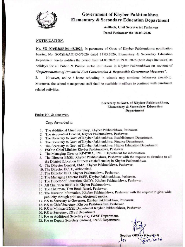 Notification | PDF