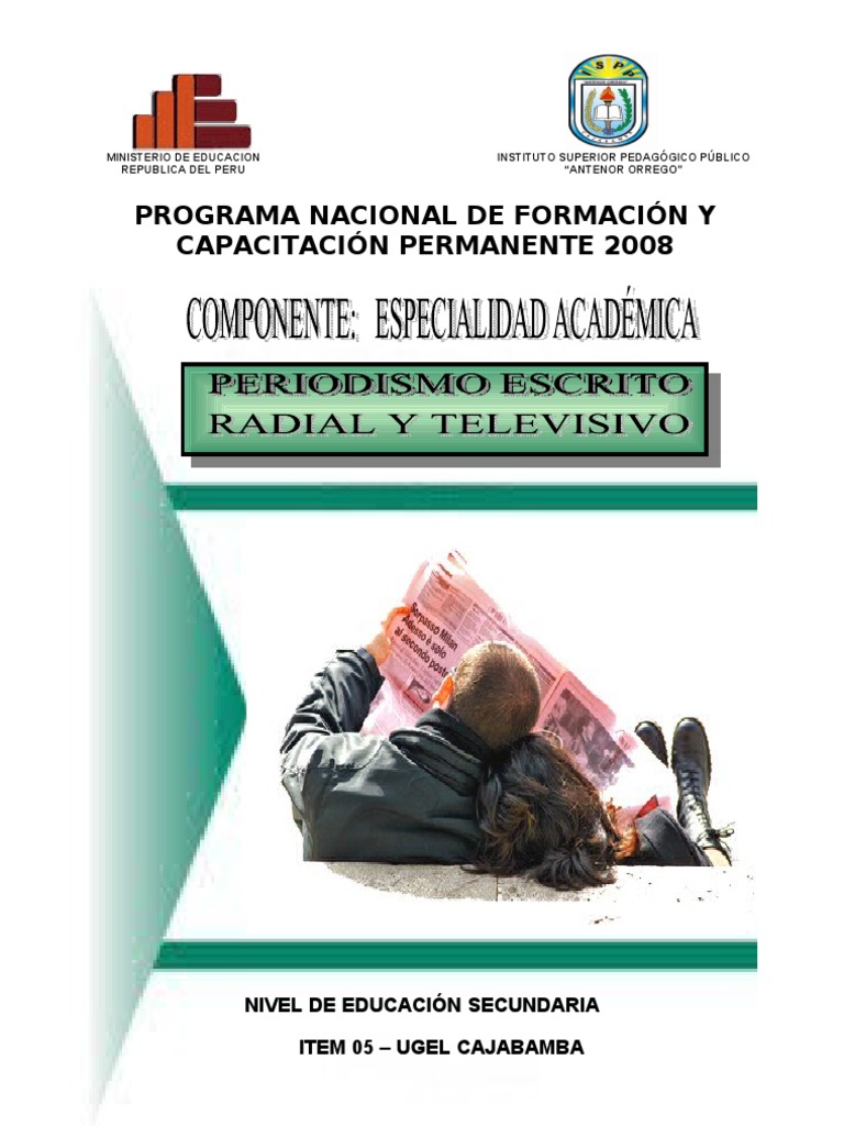 Periodismo Escrito, Radial y Televisivo | PDF | Periodismo | Medios de ...