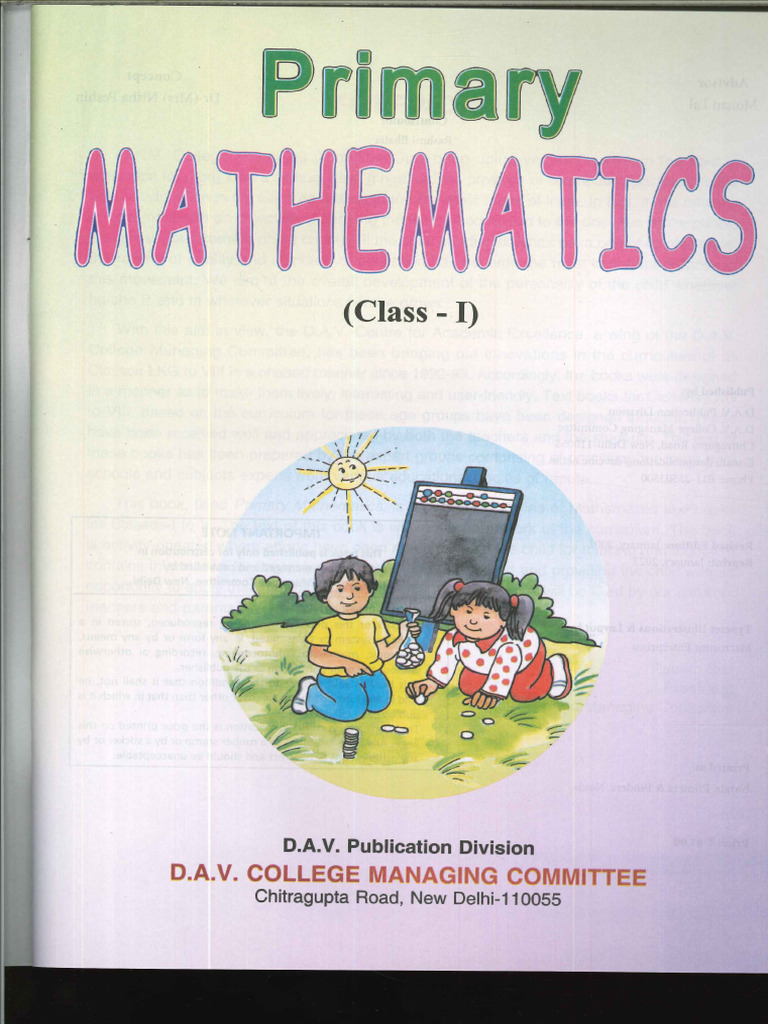 Primary Mathematics Class I | PDF