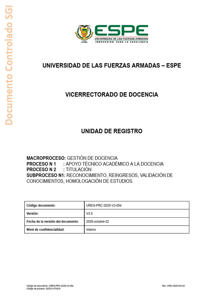 2025 Ureg PRC Reconocimiento U Homologacion Estudios v3 | PDF